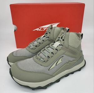 Altra Women's Lone Peak Hiker Khaki Trail Hiking Boots Shoes Size 8